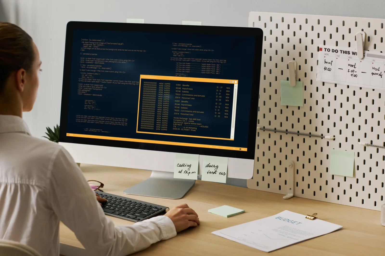 SEO specialist analysing rankings and technical audits
